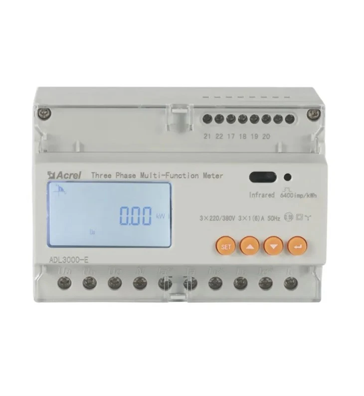 Comptador de Kwh de carril Din trifàsic